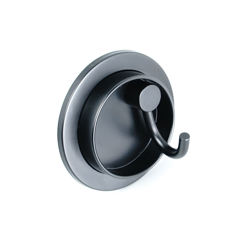 New Design Matt Black Metal 304 Stainless Steel Rotatable Wall Hooks Towel Clothes Adjustable Hidden Wall Hook