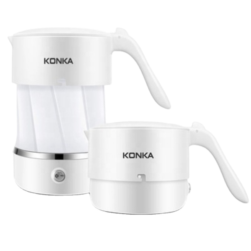 Portable Foldable Electric Kettle with Dual Voltage for Home Traveling Hotel Office Boil Water Kettle