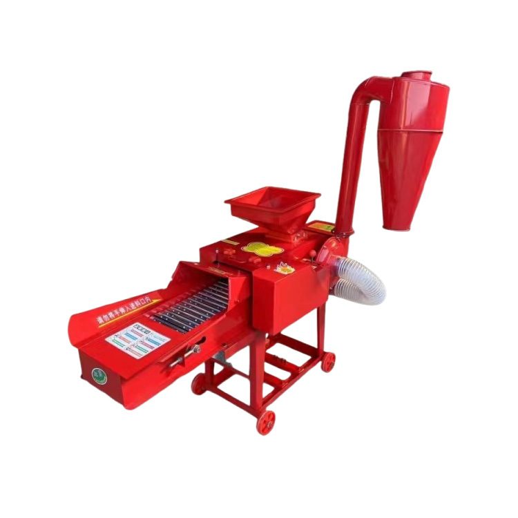 Gasoline Poultry Animal Cattle Feed Making Grass Shredder Silage Chopper Hay Fodder Forage Chaff Cutter Machine