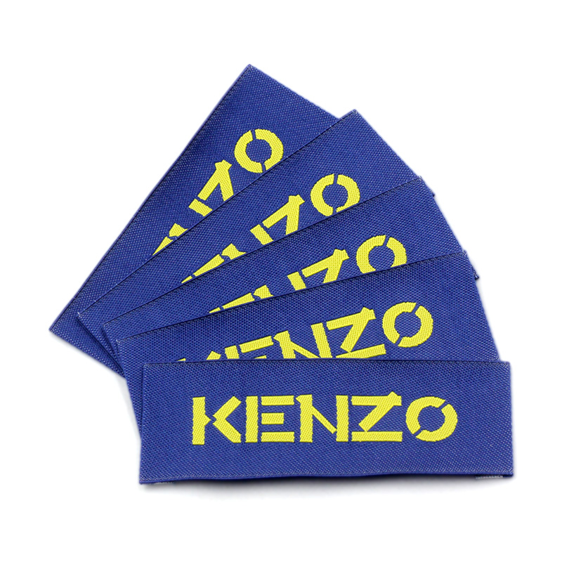 Clothing Brand Woven Label Tagsfor Clothes Shuttle Loom Damask Custom Fabiani Clothing
