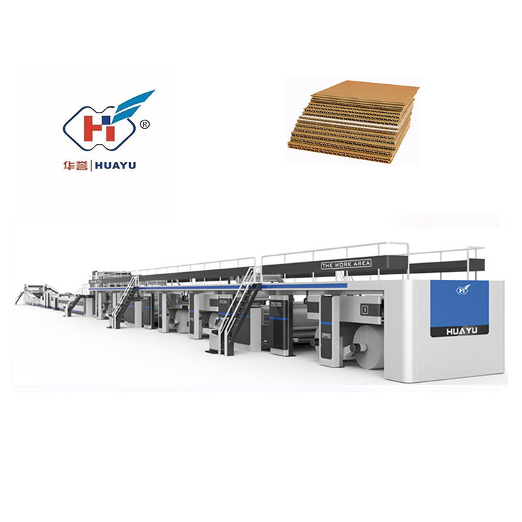 2 3 5 7 Layer Automatic Corrugated Carton Box Making Production Line Corrugated Cardboard Making Machine