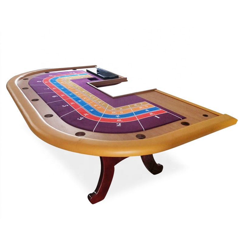 Игровой стол Sic Bo из твердой древесины, качественный турнирный игровой стол для казино