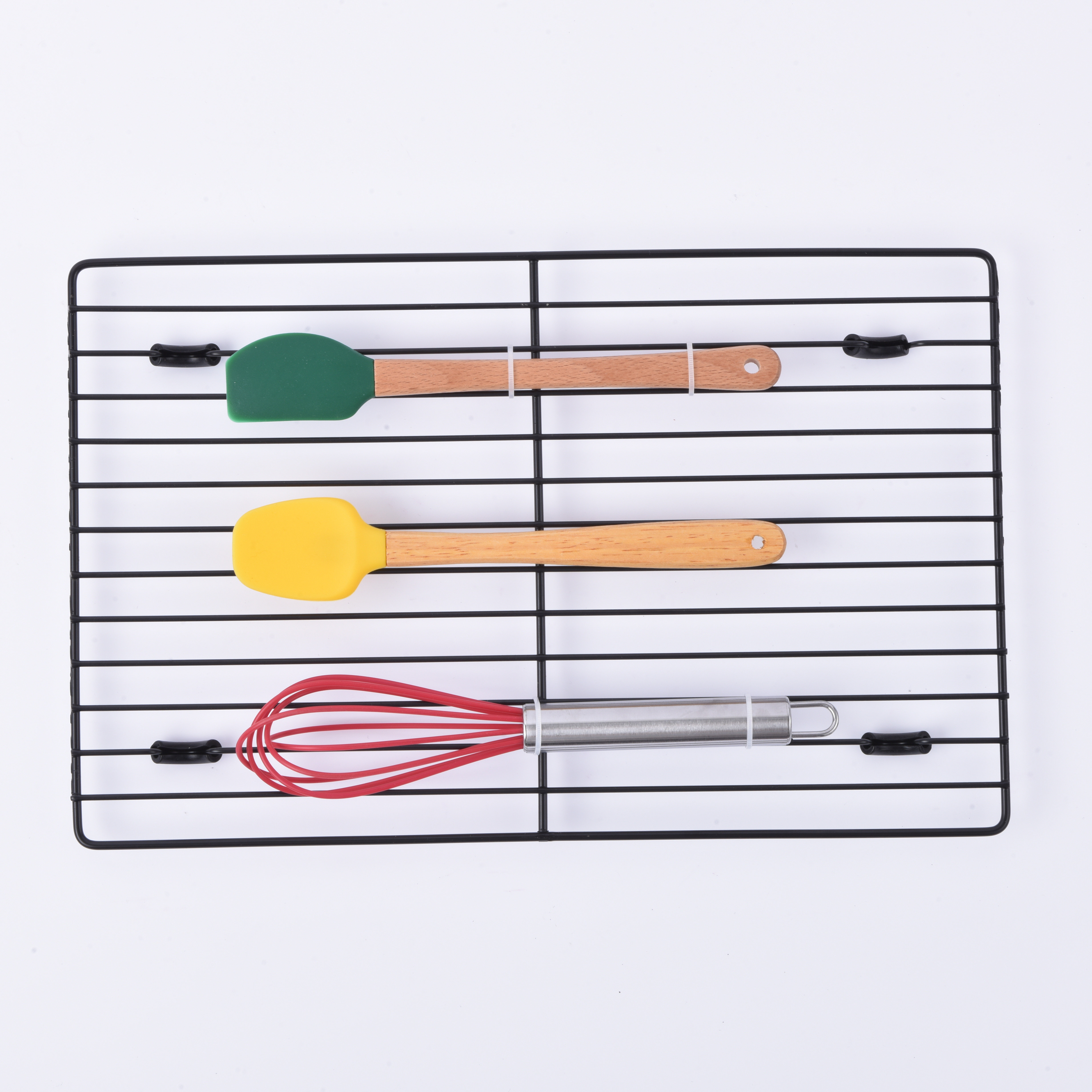 8pc baking sets Nonstick cookie sheet with cooling rack cookie cutter  silicone spatula and whisks