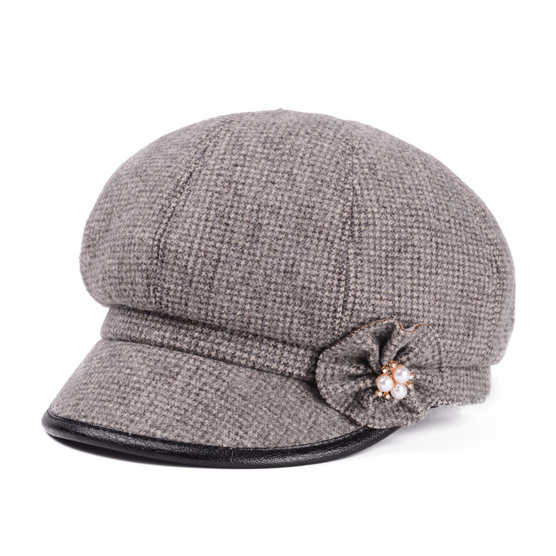 women fedora hats 2021 winter stylish beret Octagonal cap wholesale newsboy hat high quality promotional Adjustable