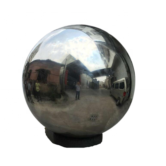 large metal spheres Polished mirror stainless steel hollow balls
