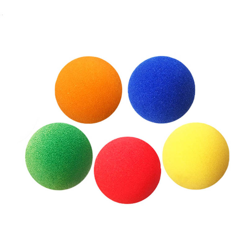 Factory custom different size Soft sponge ball EVA foam ball wholesale Lightweight Play ball for Crafts Birthday