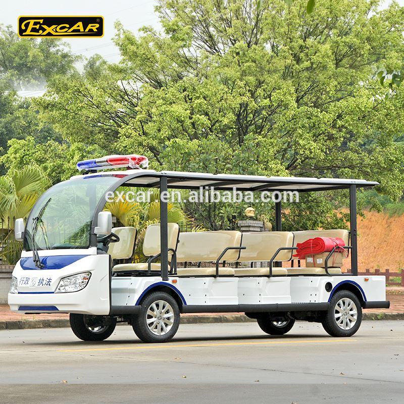 EXCAR 11 seater electric sightseeing bus elctric tour bus china city shuttle bus