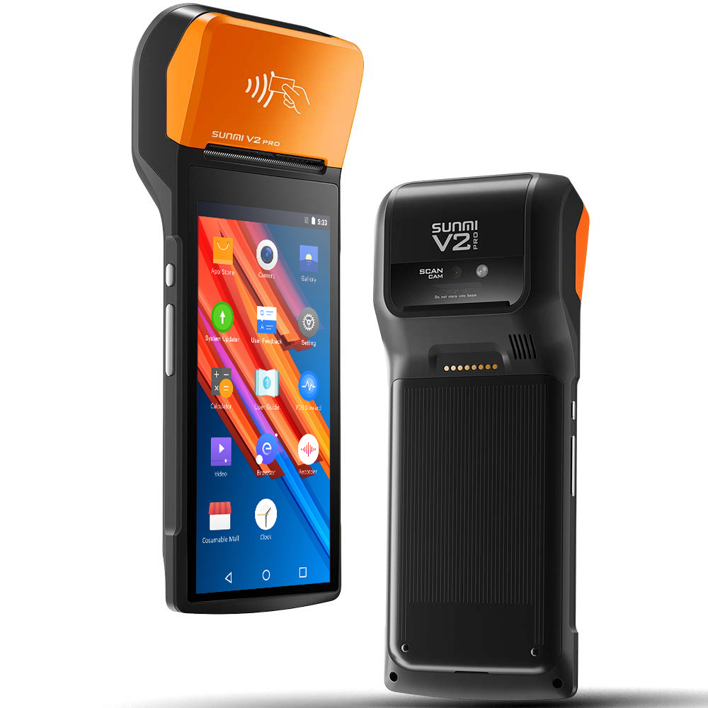 SUNMI V2 PRO NFC портативная терминальная печать pos система по кассовый терминал система кассовых терминалов система точки продажи Китай кассовый аппарат