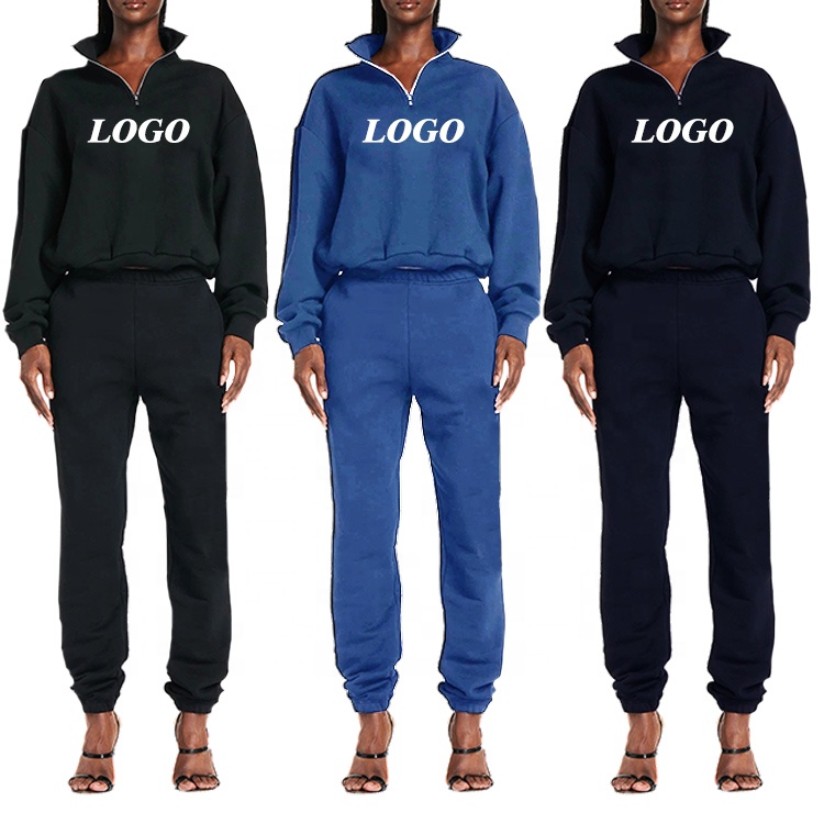 Wholesale Women Sweatsuit Set Jogger Suits Sports Women Tracksuit Two Piece Outfits Women 2 Piece Set Clothing