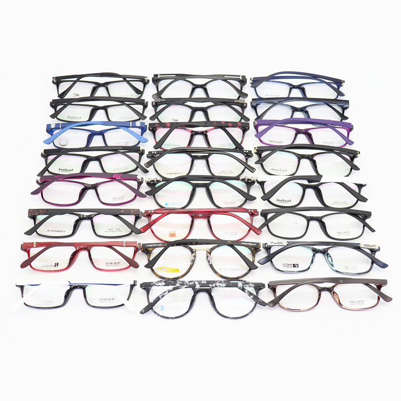 Wholesale Promotional Factory Price Cheap Glasses Mens TR90 Eyeglasses Frames Spectacle Small Squared Optical Frames 2025