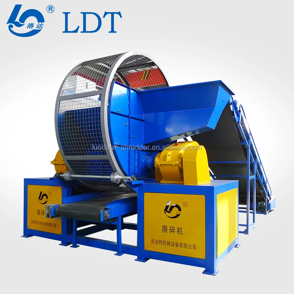 2019 New design Waste Tire Recycling Machine Double Hooks Tire Debeader