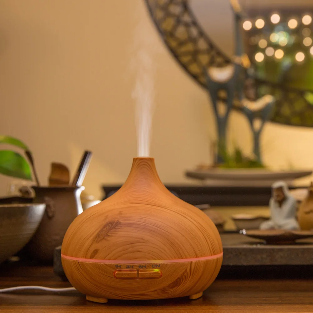 Large capacity Essential Oil Ultrasonic LED Light 500ml electric home essentials oil aroma diffusers