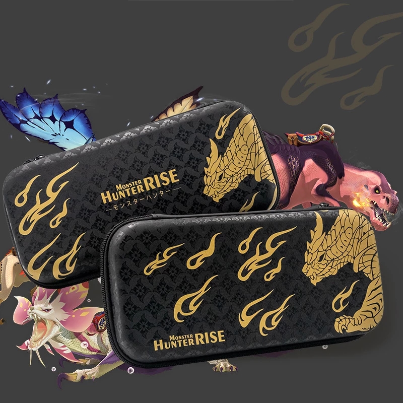 Защитная сумка для хранения для Nintendo Switch Monster Hunter RISE, водонепроницаемый Дорожный Чехол для консоли Nintendo Switch NS