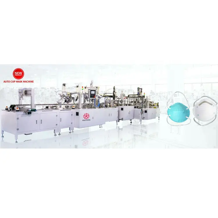 Mask Manufacturing Machine Fully Automatic Machine For Respirator Making Machine N95 1860 Mask Machine N95 Cup Face Mask N95 1860s Silicone Mask Making