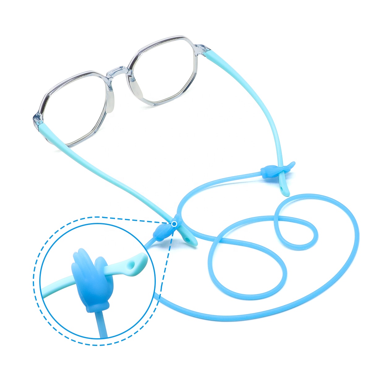 High Quality Silicone Eye Glasses Strap Anti Slip Eye Glasses Rope Colorful Eyewear Chains Eyeglasses Accessories