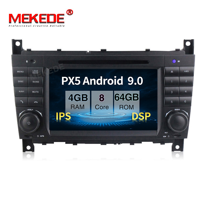 PX5 MEKEDE, 4 Гб + 32/64G Android 9,0 8 Core автомобильный CD-плеер dvd-плеер для Benz W203 W209 W219 C180 C200 C220 C230 C240 C250 CLK220 CLK240
