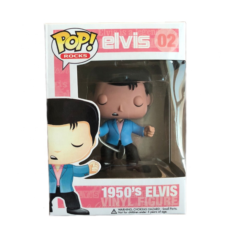 Экшн-фигурки FUNKO POP 1950-х годов Elvi, игрушки, скалы, певец, виниловая кукла, король, коллекционные модели игрушек, оптовая продажа 02 #