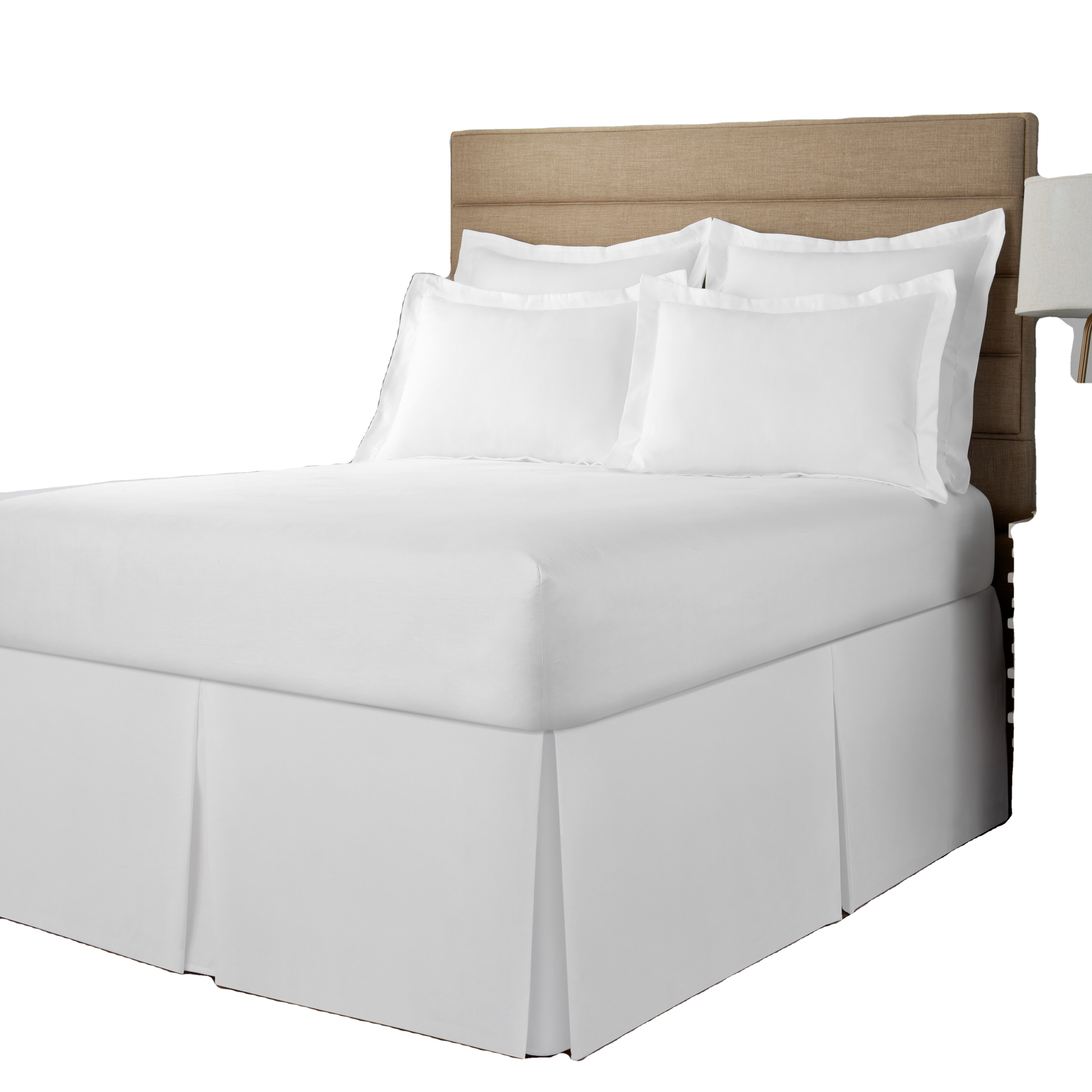 Microfiber Wholesale Fitted Style Bedskirt Cheap Cheap White Fitted Sheet with Bed Skirt