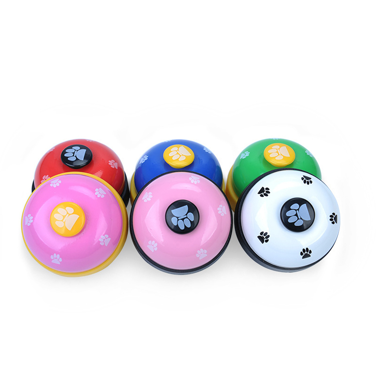 Wholesale Custom Pet Dog Cat Training Dinner Bell Paw Print Potty Training Bell for Small Dog