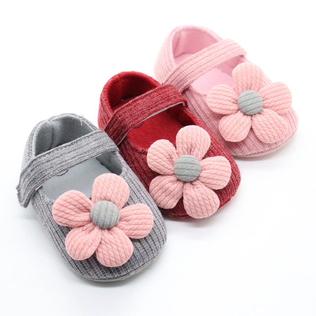Baby sandals autumn and winter toddler shoes soft bottom new sun flower walking shoes cute style baby girl cloth shoes