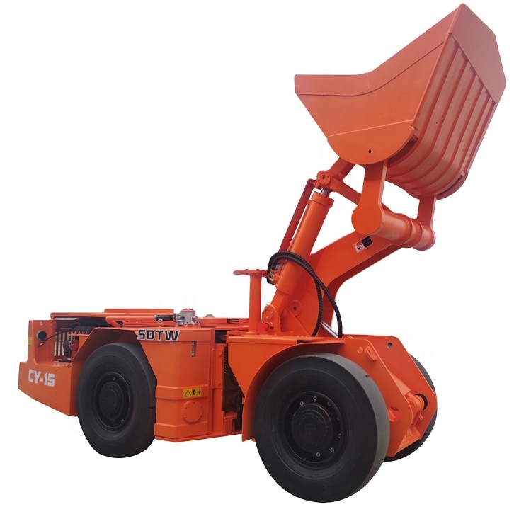 2 cbm добычи дизельного scooptram CY-15 сформулированный погрузчик с обратной лопатой оборудование