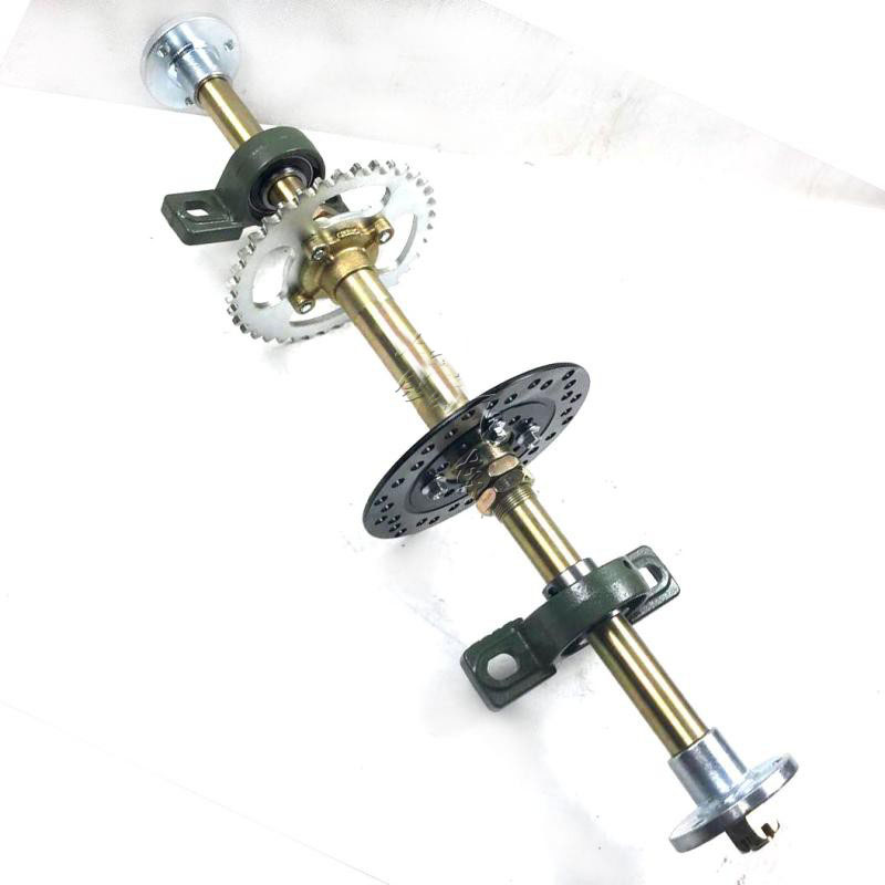 DIY четырехколесный картинг UTV Quad Багги 3 отверстия фланцы тормозной диск ротор Звездочка 61 см ATV задний мост