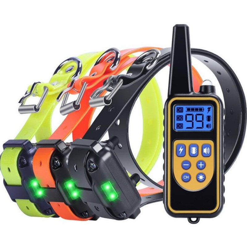 Amazon Hot Sale Rechargeable Dog Custom Dog Training Bark Collar With Remote Control