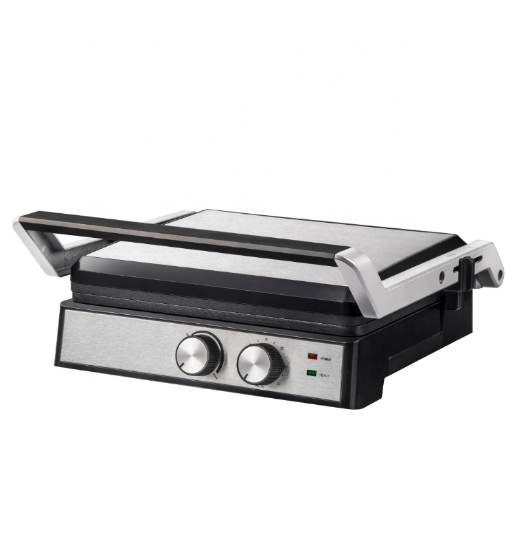 1800 Вт 180 градусов открытый Электрический Здоровый гриль Panini maker контактный гриль с регулируемой регуляцией температуры
