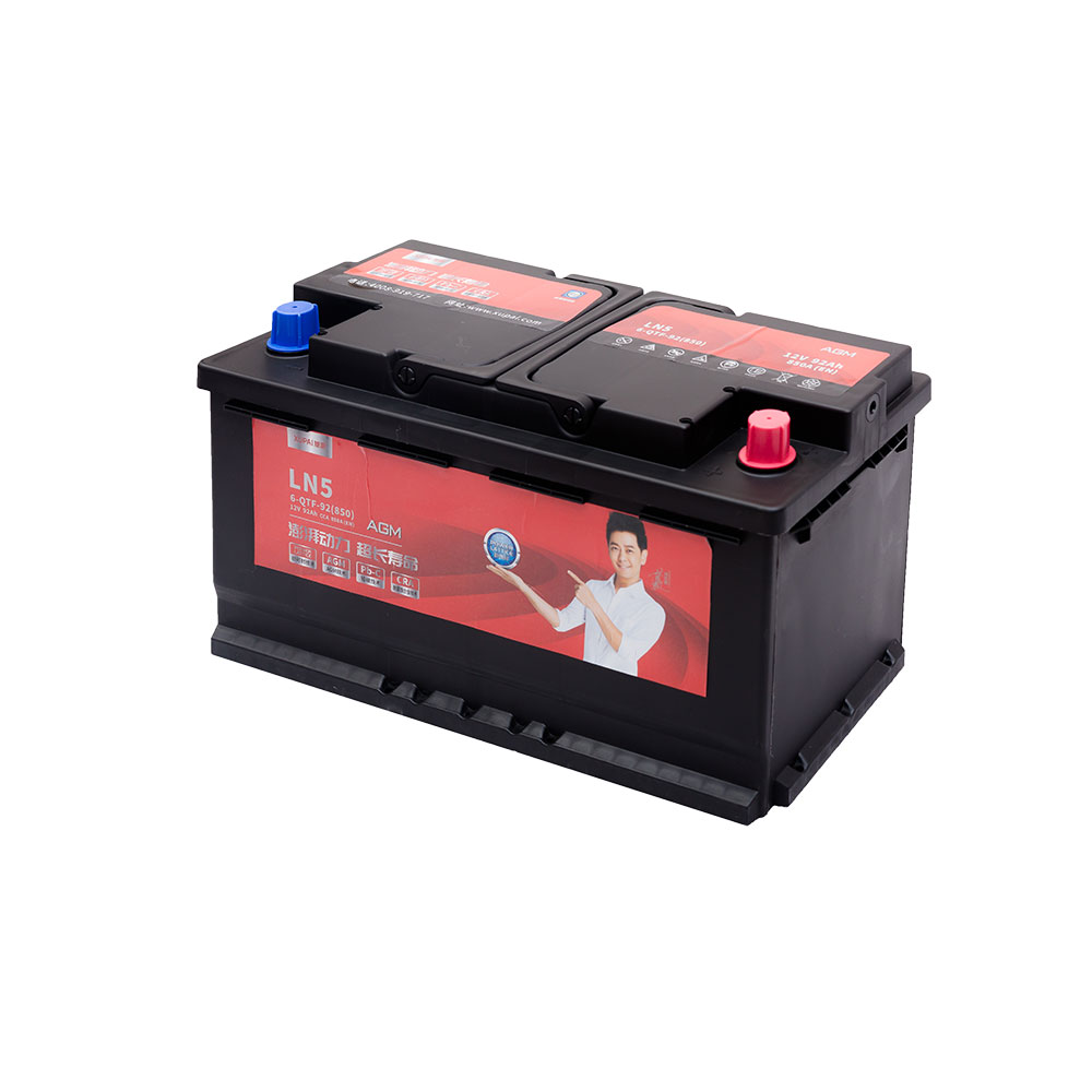 Новый дизайн LN5 6-QTF-92/12V92AH CCA850A Mazda для автомобильного аккумулятора Porsche с сертификатом CE