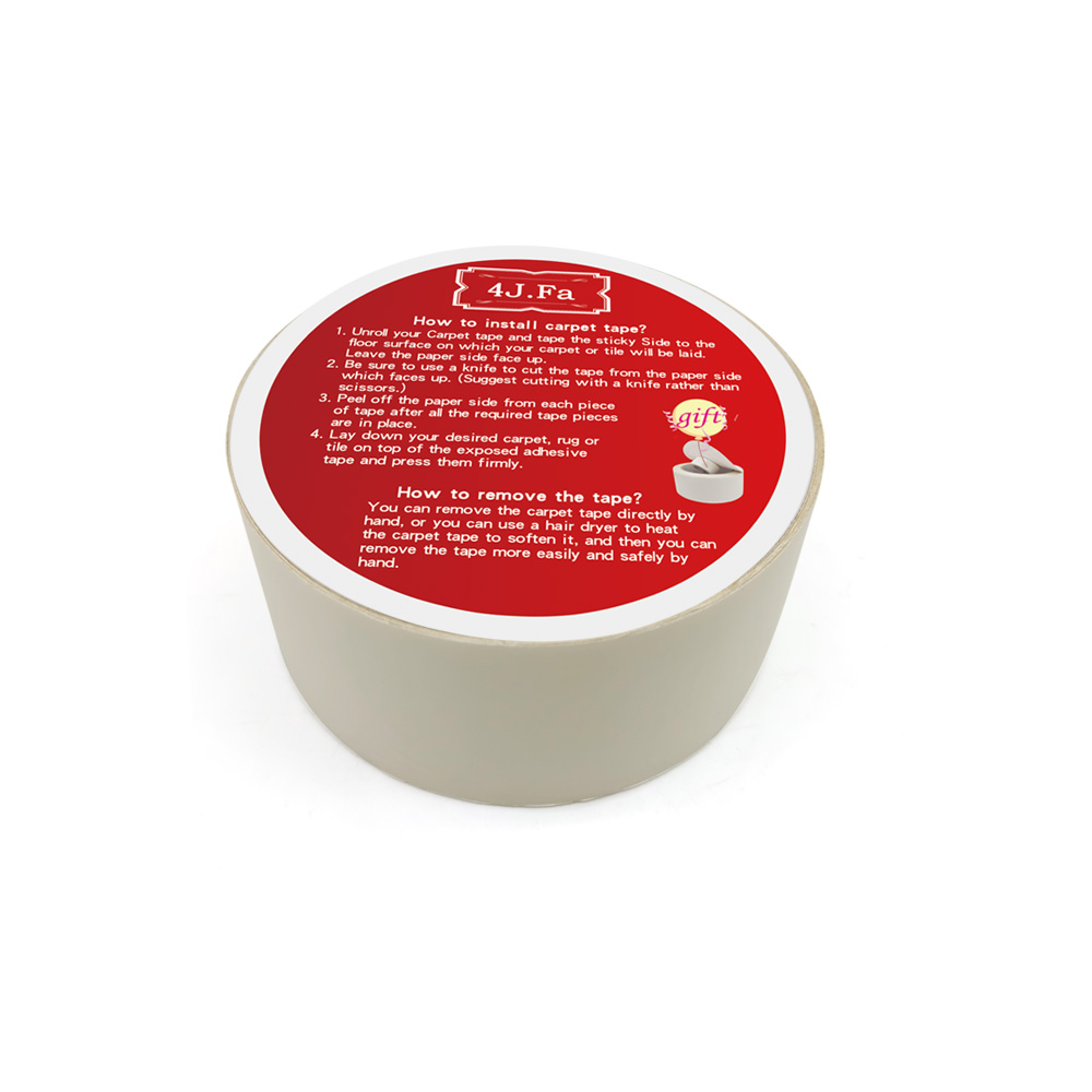 2 Inch 10 Yards Carpet Binding Tape Strong Adhesive and Removable Heavy Duty Sticky Tape