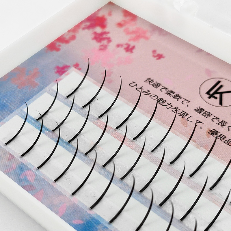 2021 Fairy Eyelashes Spikes Spikes Promade Fan Hand Made Fans Single Lashes