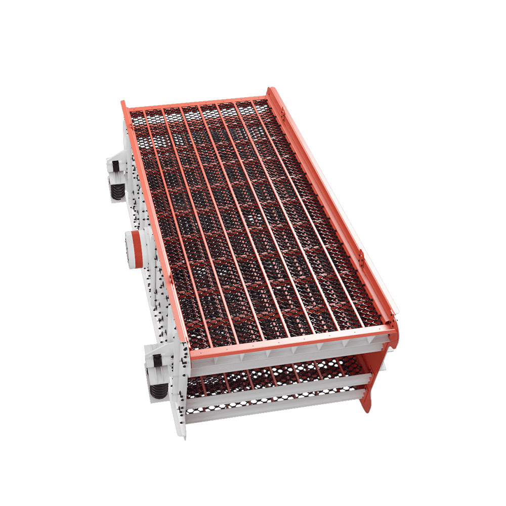Double Deck Rotary Vibrating Screen Used For Gold Ore Spring Screen Plant