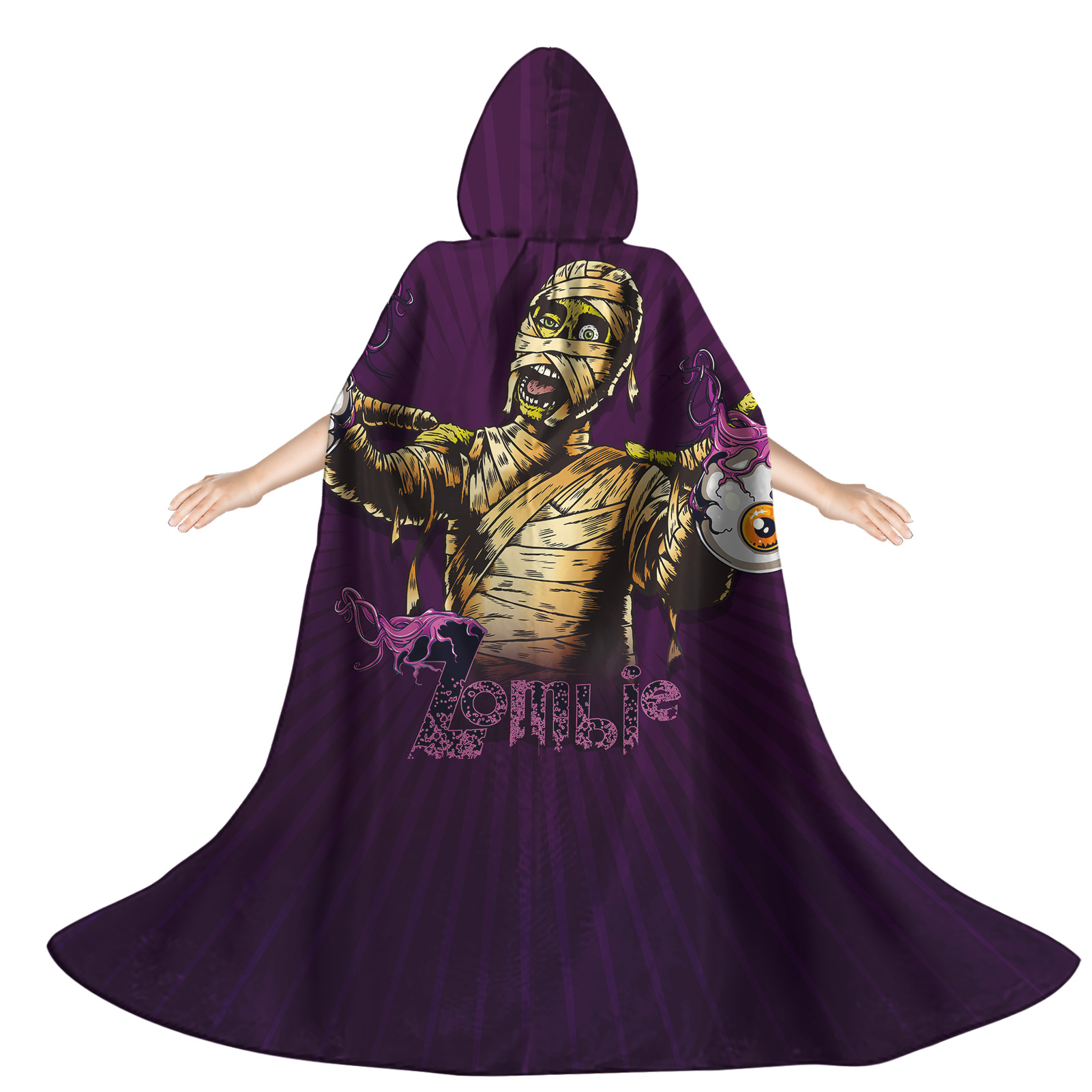 Factory Wholesale 2021 New Girls Halloween Game Costume Devil Cape Hooded Halloween Costume Party Cape