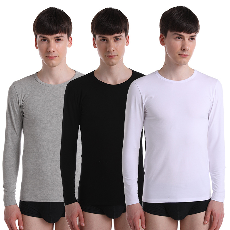 Autumn and Winter Wholesale Thermal Underwear Thermal Underwear Women Single Cotton Slim Cotton Sweater Men's Thermal Underwear