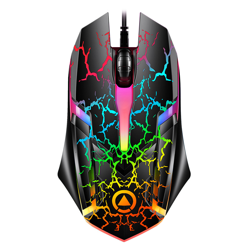 Новейшая оптическая Механическая цветная RGB мышь с дыхательной подсветкой 1200 точек/дюйм компьютерная Проводная игровая мышь G6
