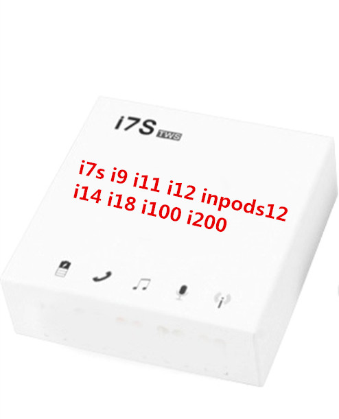 Беспроводные наушники I7S TWS, Bluetooth-наушники для всех мобильных телефонов, bluetooth-наушники