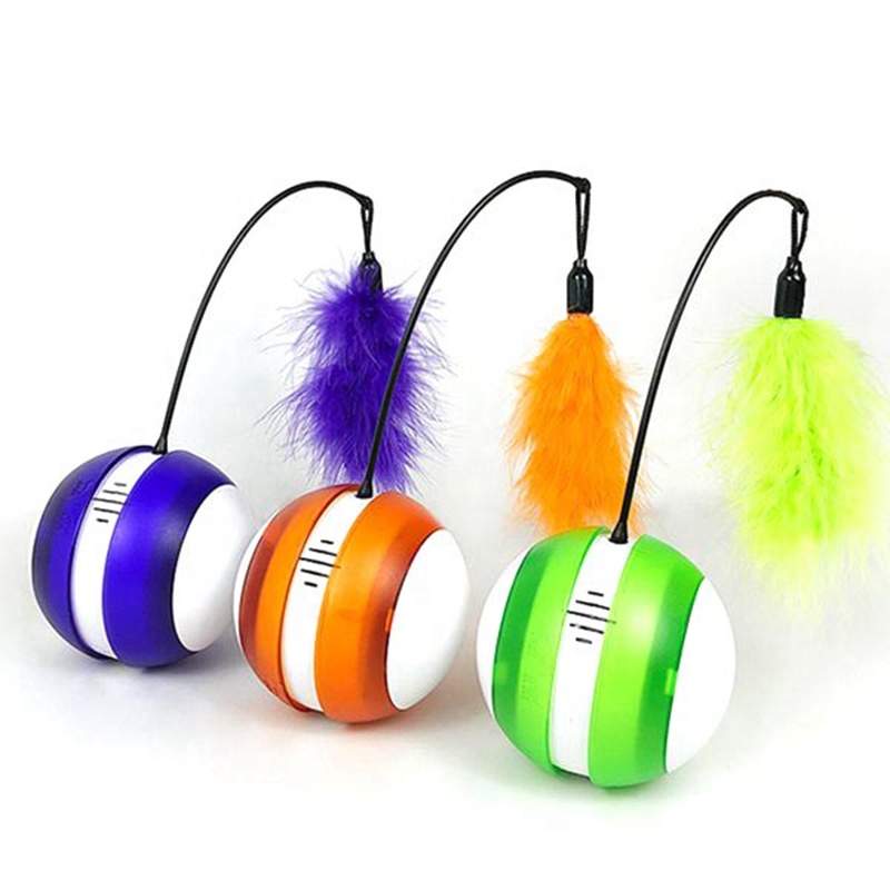 Cat Laser Toy Tumbler Ball, With Sound Funny Plastic Pet Cat Toy