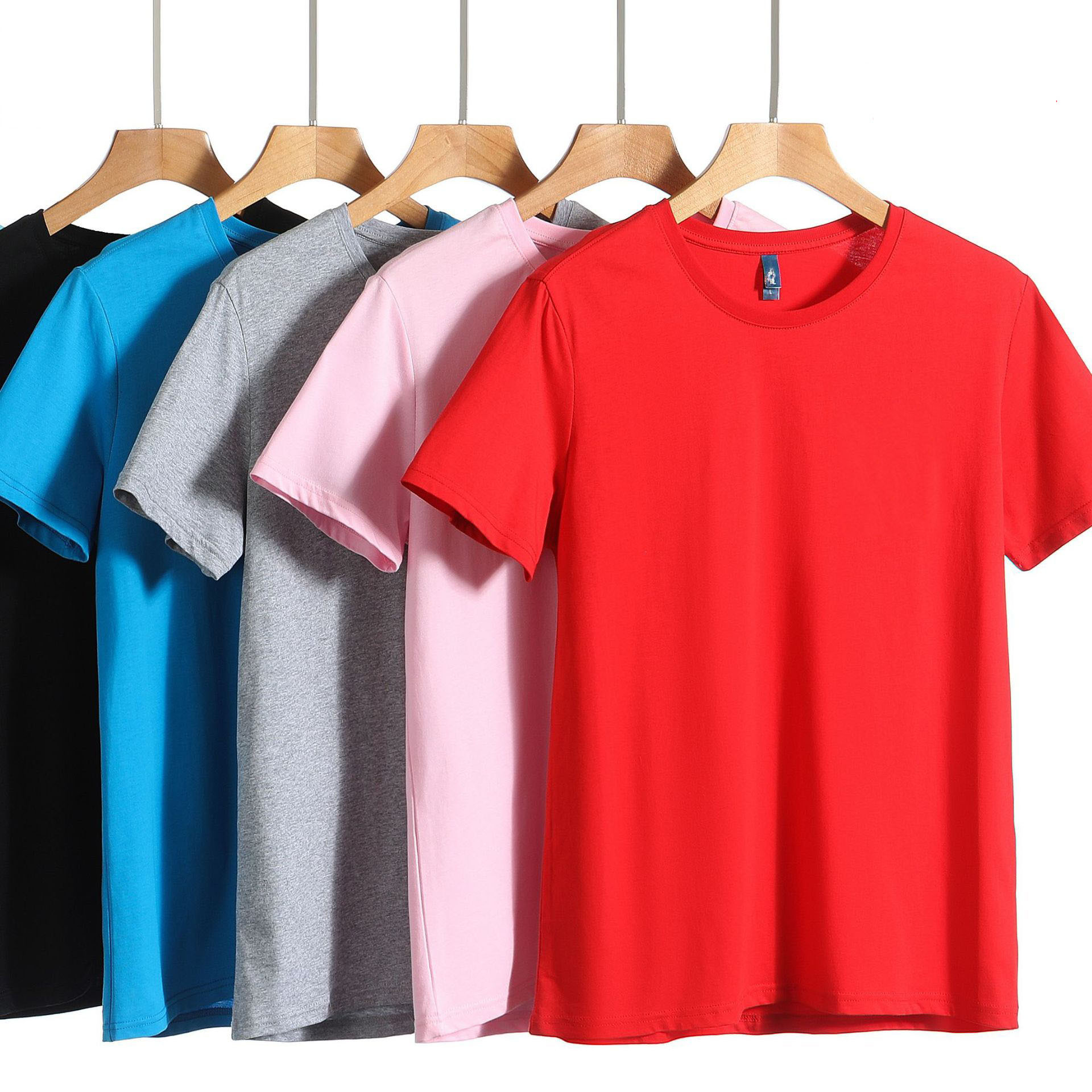 Custom Logo Blank Plain Custom 210gsm T shirt Heavyweight Oversize T-shirt Drop Shoulder 100% Cotton Breathable Custom T Shirt