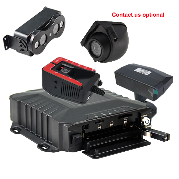 H.265 1080p Мобильный dvr карта памяти adas dms mdvr 4ch 8ch 4g / gps / wifi 4 камеры для транспортного средства