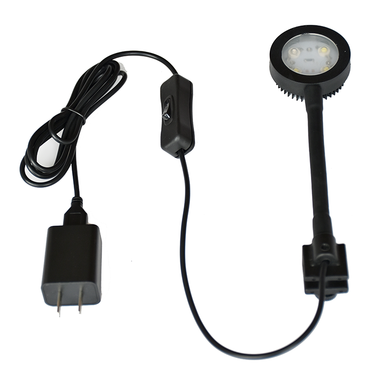 Small fish tank professional lighting super bright round clip light aquatic tank special eye protection led light