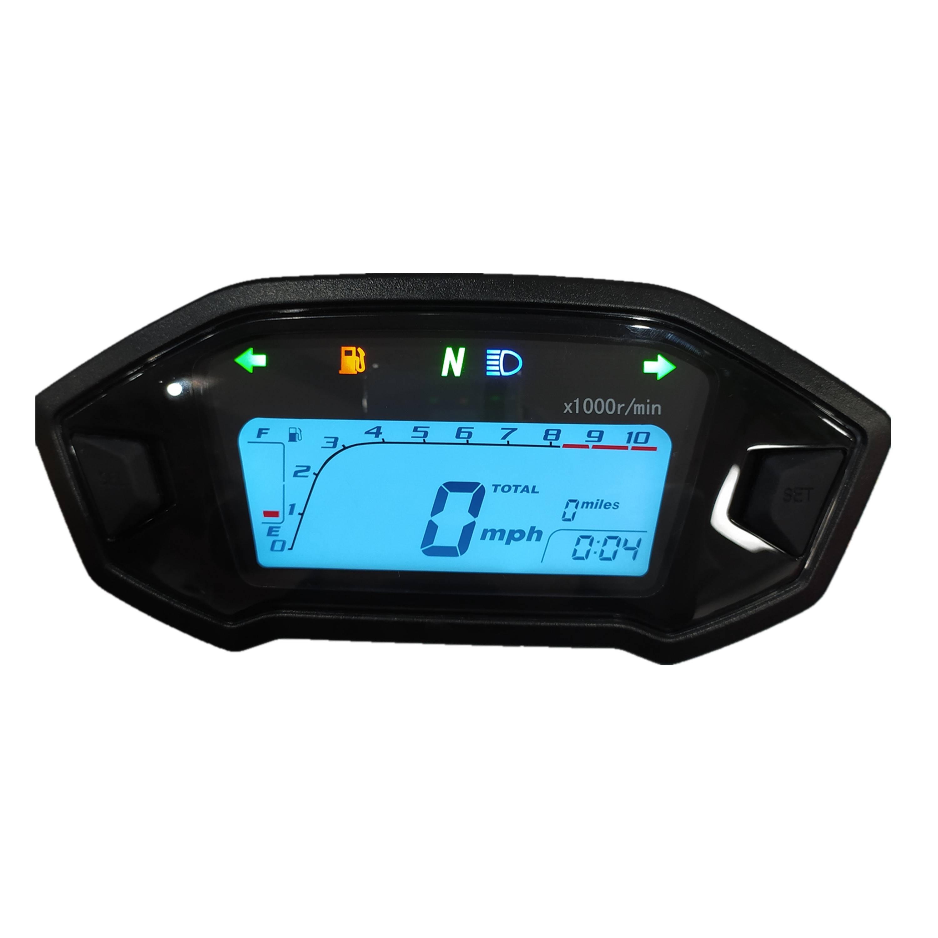 two wheeler EV speedometer, segment display SS505