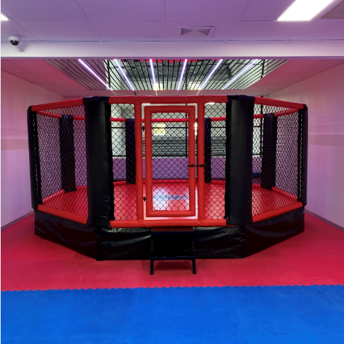 Лидер продаж, профессиональная напольная восьмиугольная Клетка Для mma, тренировочная клетка для mma 5 м * 5 м