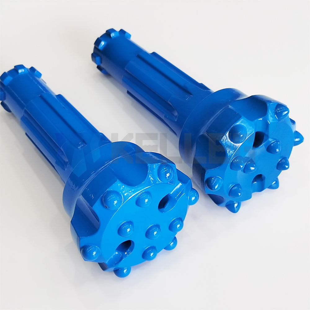 High Manganese Steel DTH Hammers and Button Bits Rock Drilling Carbon Steel Diameter 90mm