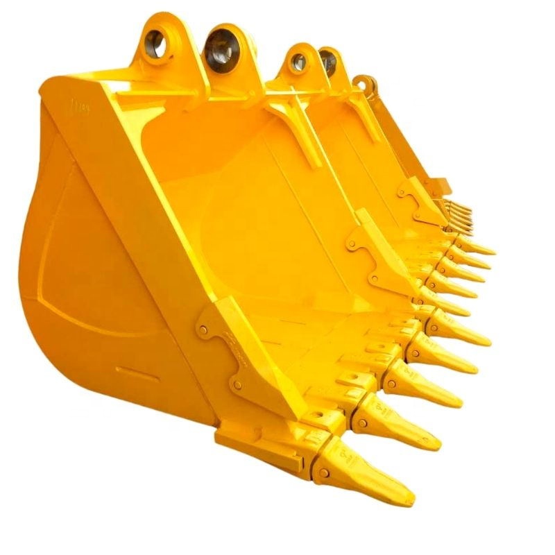 Digging Excavator Spare Parts Heavy Duty Rock Buckets