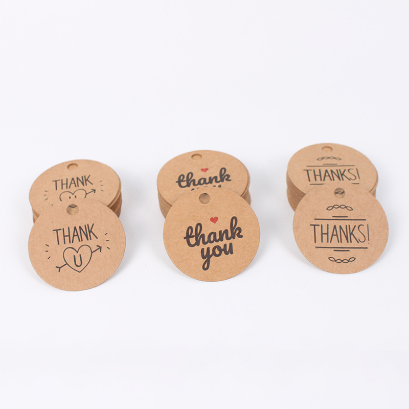 Wholesale Hot sell gift tag paper tag clothing hang tag for packing clothes