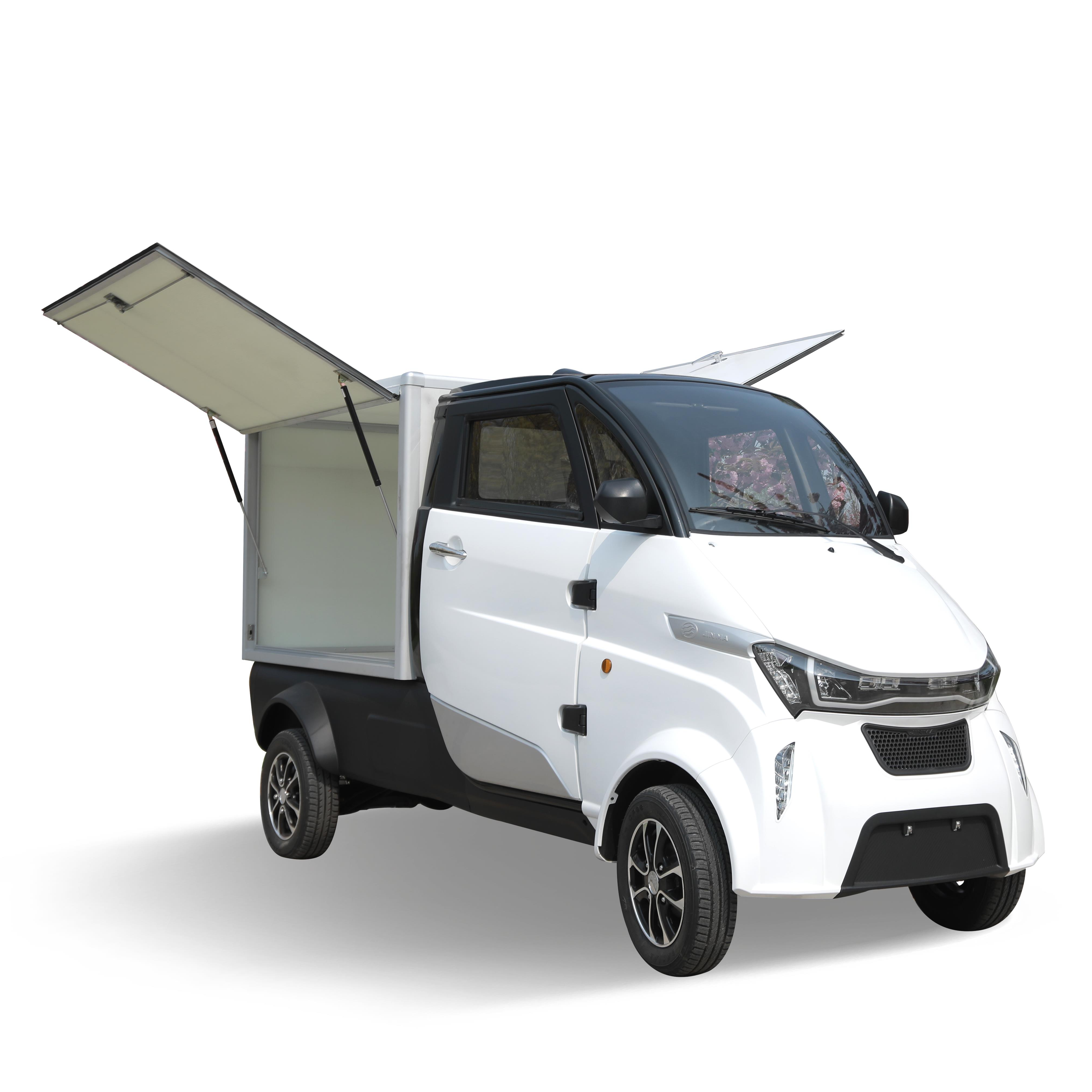 EEC COC L7e new condition li battery 4KW electric express cargo /electric cargo carrier /electric pickup truck