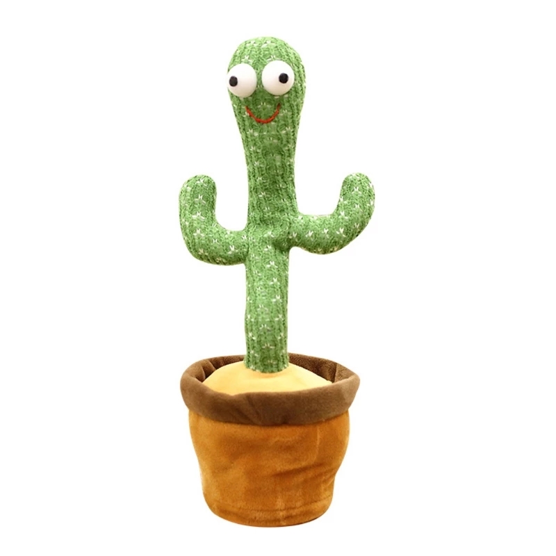 MK Hot-selling Electric cactus Luminous Magic cactus Singing and Dancing Electric plush toys