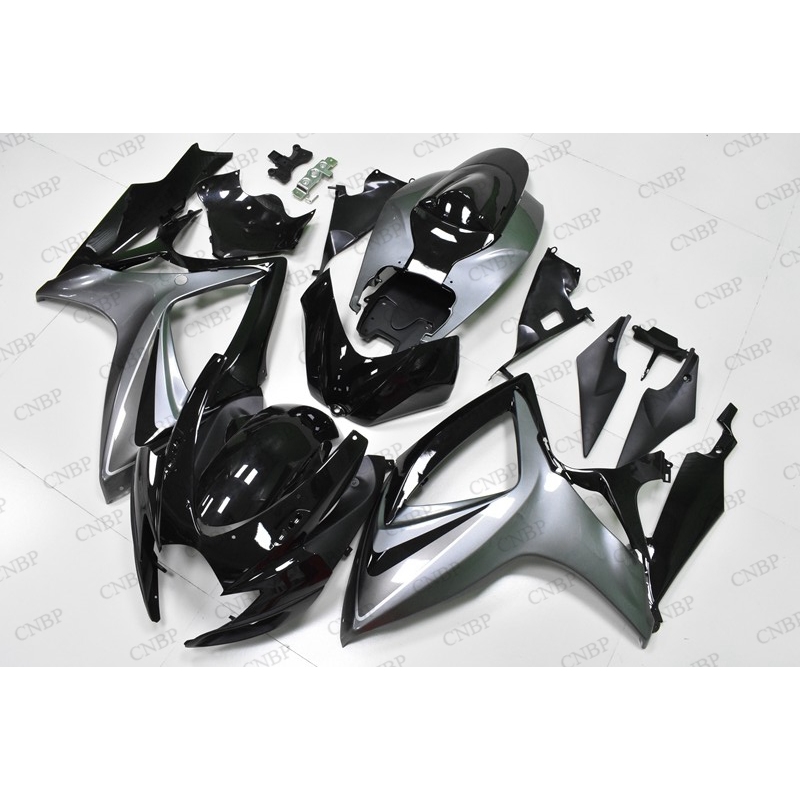 GSX-R750 06 Обтекатели для мотоциклов GSX R 750 2007 Обтекатели для тела GSX-R600 2006 - 2007 K6 серебристо-черные