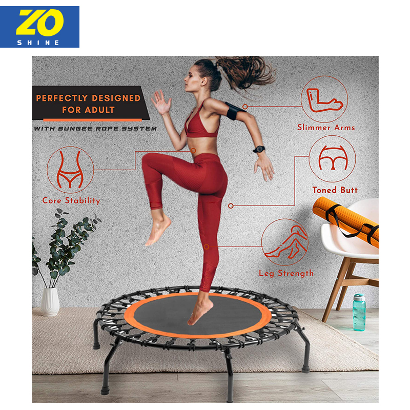 Zoshine Professional Round Safety Sport Fitness Adult Trampoline