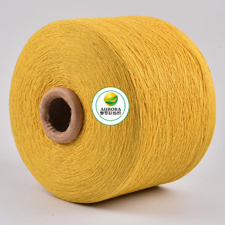 Cotton open end yarn recycled polyester yarn  thick yarn blankets